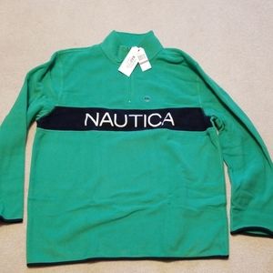 Nautica Green 1/4 Zip Fleece